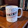 Piano And Musical Note Mug – 11oz Glossy | Beat It, thumbnail 5 of 5