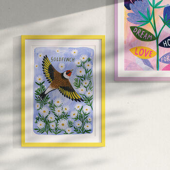 Goldfinch Bird Art Print, 2 of 6