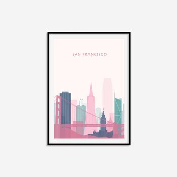 Minimalist San Francisco Travel Print, 7 of 8