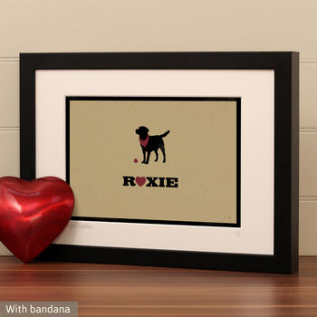 Personalised Labrador Print For One Or Two Dogs, 3 of 12