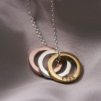 Personalised Mini Circle Necklace, 2 of 6