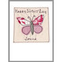 Personalised Butterfly Birthday Card For Her Any Age, thumbnail 6 of 12