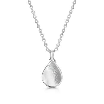 Teardrop Pearl Ashes Urn Necklace 925 Silver, 4 of 6