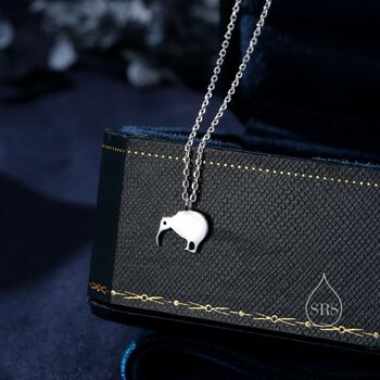 Cute Little Kiwi Bird Pendant Necklace, 2 of 11