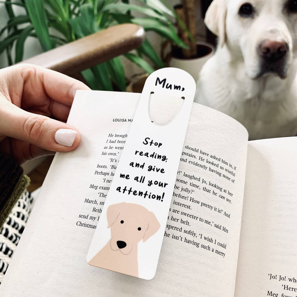 Funny Dog Mum/ Dad, Father's Day Personalised Bookmark, 1 of 11