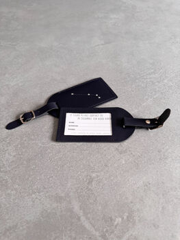 Zodiac Leather Luggage Tag – Personalised Travel Gift, 4 of 7