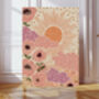 Celestial Sun Flower Art Print, thumbnail 1 of 5