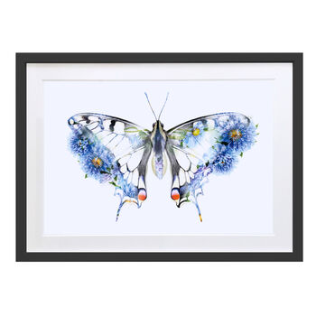 Swallowtail Butterfly Wildlife Botanical Art Print, 2 of 4