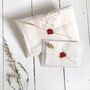 Organic Personalised Embroidered Large Muslin Swaddle, thumbnail 7 of 7