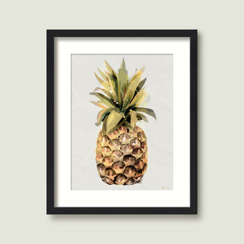 Modern Pineapple Art Print, 2 of 4