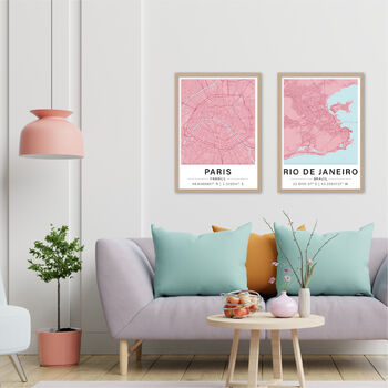Personalised Map Print | Mother's Day Gift, 4 of 12
