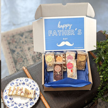 Father's Day Six Mini Loaf Cakes Gift Box, 2 of 5