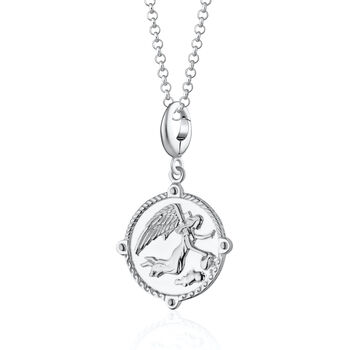Sterling Silver Iris Goddess Of Communication Necklace, 2 of 7