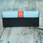 No20 Racing Stripe Blue Leather Glasses Case, thumbnail 2 of 3