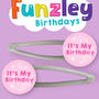 It's My Birthday Hair Clips, thumbnail 3 of 4