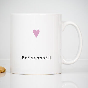'Bridesmaid Heart' Personalised Card, 4 of 5