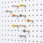 Mixed Coloured Pegboard Pegs, thumbnail 3 of 5
