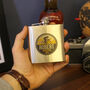 Personalised Road Bike Tin Hip Flask With Matching Tin, thumbnail 5 of 5