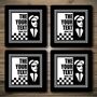 Personalised Bar Runner And Coasters Rude Boys, thumbnail 2 of 8