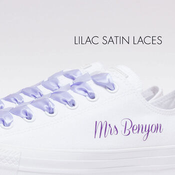 Personalised Satin Shoe Laces, 4 of 12