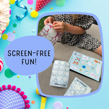 Eco Friendly Dog Party Bag Stickers – Kids Party Favours Plastic Free, 3 of 8