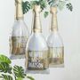 Gold Champagne Bottle Personalised Hen Party Balloon, thumbnail 1 of 2