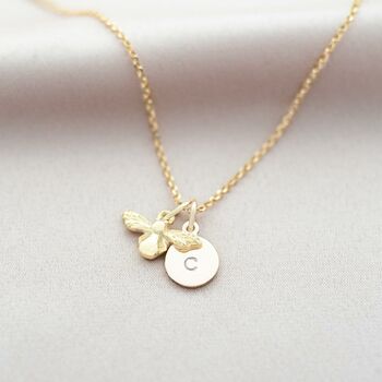 Personalised Honey Bee Necklace, 2 of 9