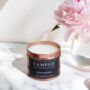 Peony Blossom Rose Gold Candle Tin, thumbnail 1 of 4
