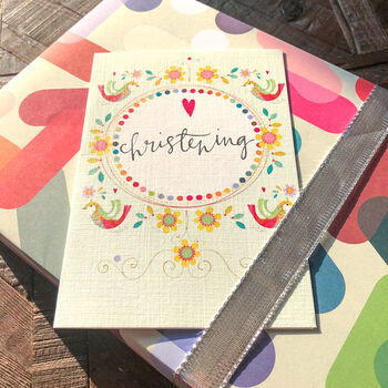 Christening Greetings Card, 4 of 5