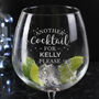 Personalised Another Cocktail Balloon Glass, thumbnail 2 of 6