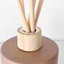 Matt Coffee Brown Diffuser Bottle And Reed Set, thumbnail 2 of 9