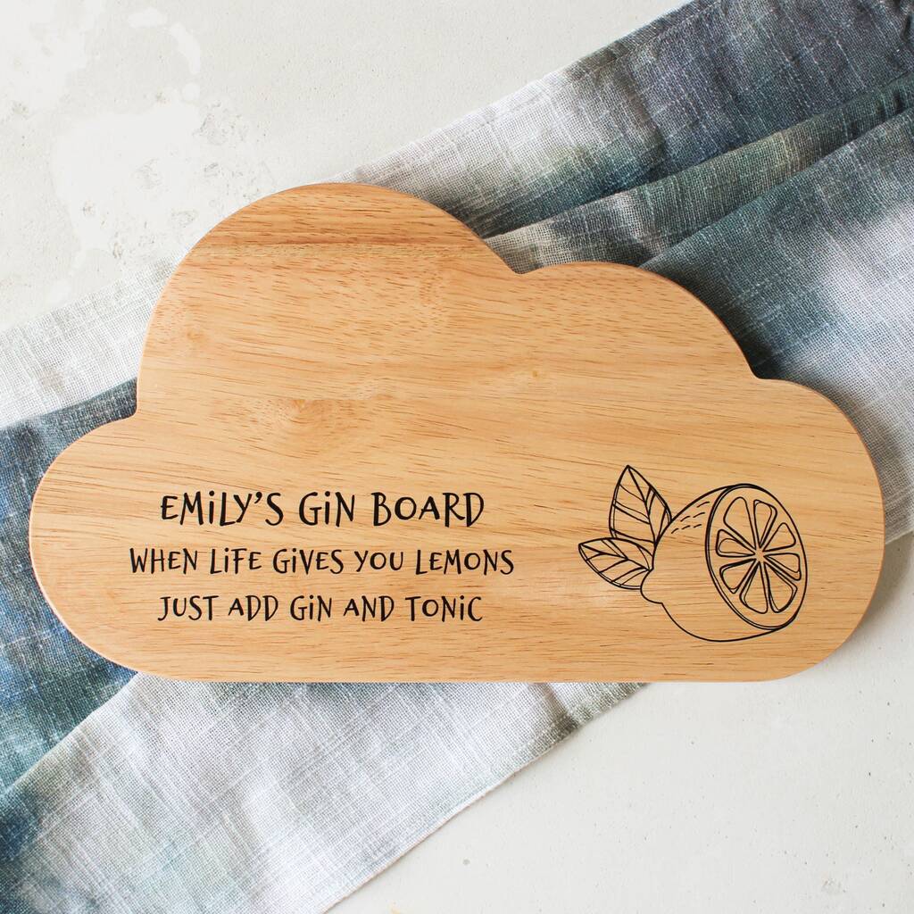 Personalised Gin Board, Gin Lover's Gift, 1 of 7