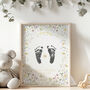 'Spring Baby' Personalised Footprint Keepsake Kit, thumbnail 3 of 6