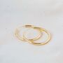 Large Sterling Silver Or Gold Vermeil Hoop Earrings, thumbnail 6 of 7