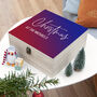 Personalised Sunset Gradient Family Christmas Eve Box, thumbnail 1 of 12