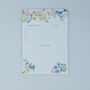 A5 Floral Schedule And Tasks Lined Notepad, thumbnail 3 of 4