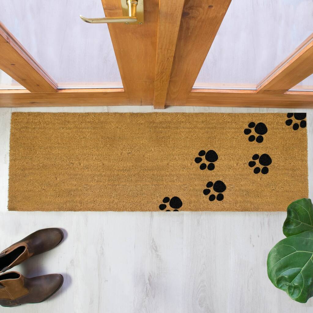 Paws Print Double Doormat