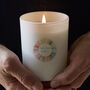 Personalised Thank You Teacher Glass Candle, thumbnail 1 of 2