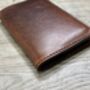Personalised A6 Leather Pocket Journal, Refillable Notebook, Spanish Brown, thumbnail 12 of 12