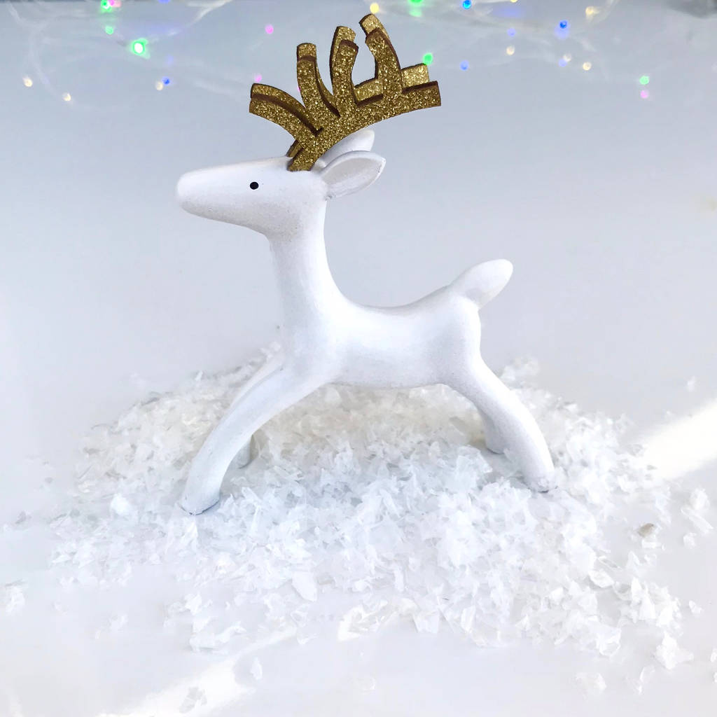 christmas reindeer decoration by pink pineapple home & gifts