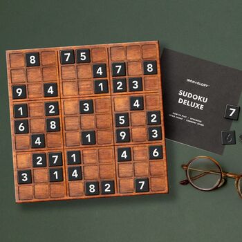 Large Deluxe Wooden Sudoku Puzzle Game, 2 of 6