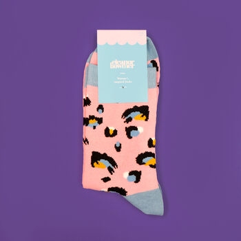 Women's Leopard Socks, 2 of 4