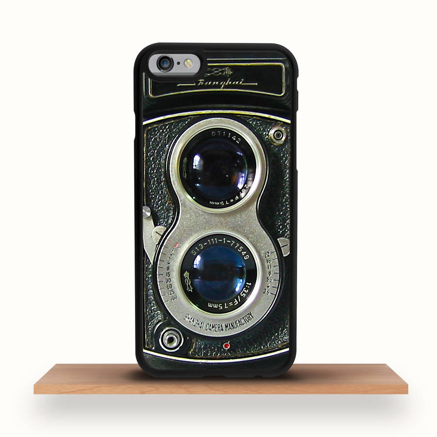 Retro Dual Lens Camera iPhone Case By Crank