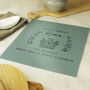 Personalised New Home Glass Chopping Board, thumbnail 2 of 4