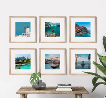 Personalised Set Of Six Photo Prints Available Framed, 8 of 8