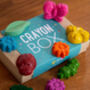 Set Of Nine Gift Boxed Minibeast Shaped Wax Crayons, thumbnail 2 of 7