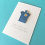 Personalised Scotland Football Origami Shirt Card, thumbnail 6 of 6