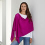 Lucy Four Way Cashmere Poncho, thumbnail 9 of 12