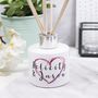 Personalised Inky Heart Reed Diffuser, thumbnail 1 of 7