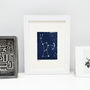 Orion Constellation Woodblock Print, thumbnail 3 of 5